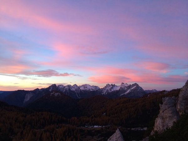 L'alba delle Dolomiti