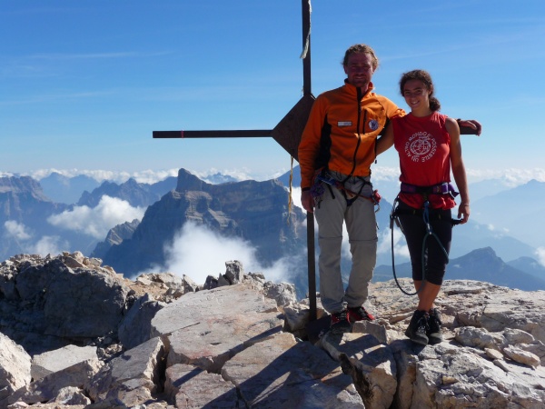 The ascent of the mount Civetta