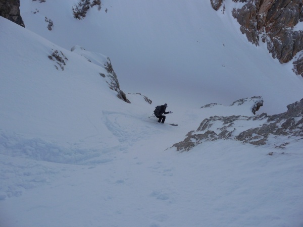 Sci alpinismo Vant de le Sasse